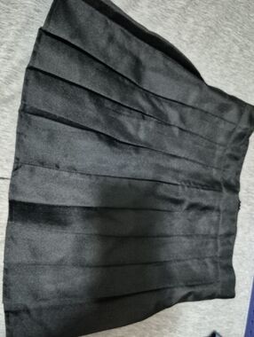 Black Pleated Mini Skirt - Classic Women's Skirt
